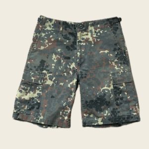 camouflage print bermuda